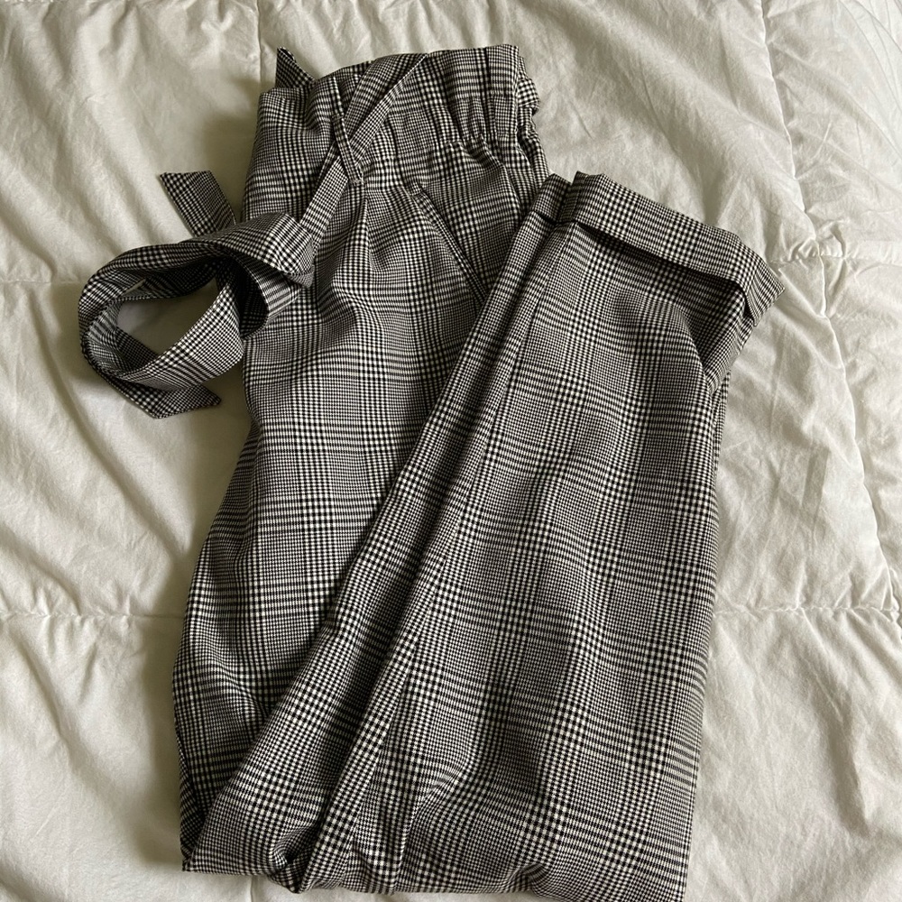 Zara Plaid Trousers.